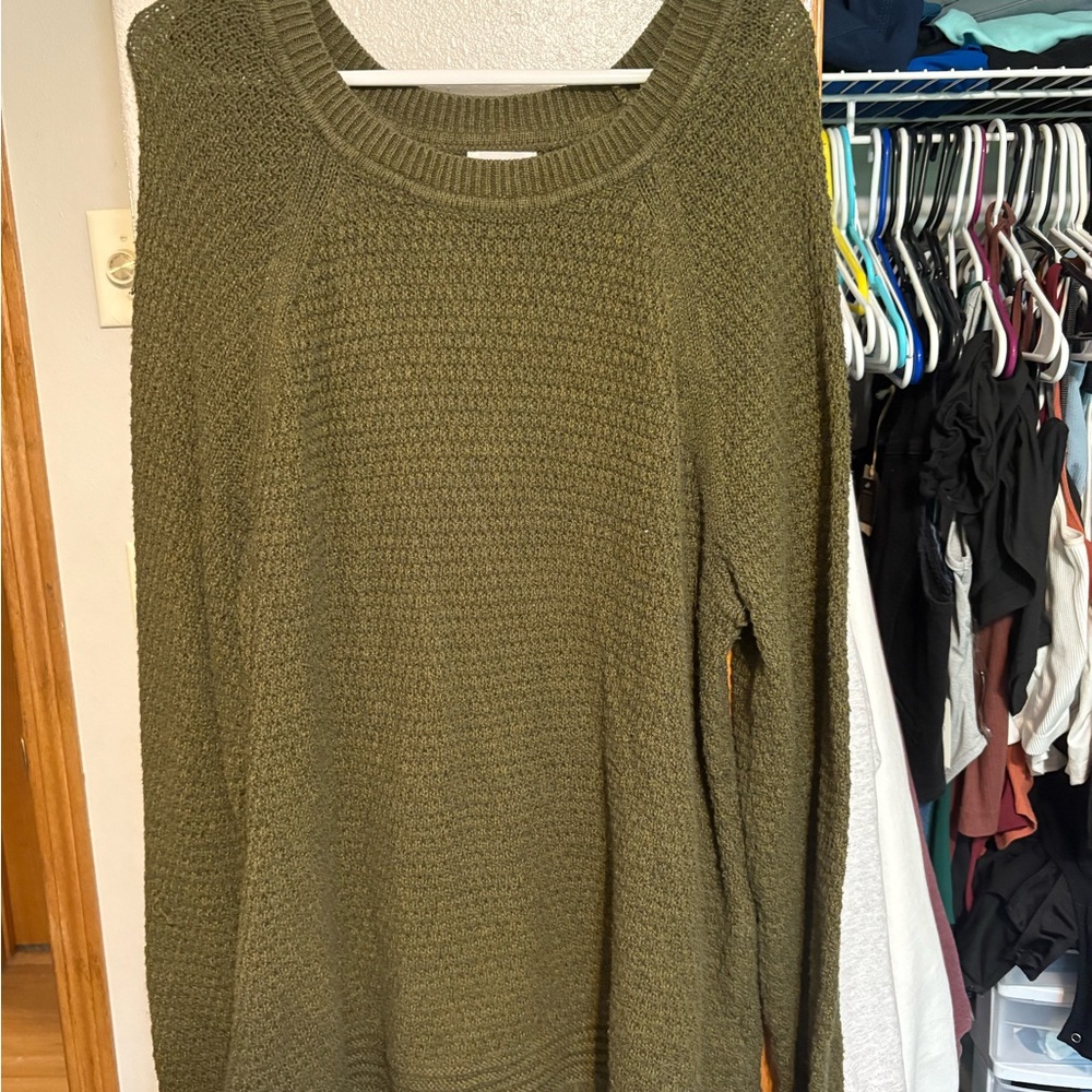 Olive Green Women's Sweater